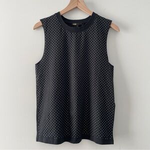 ❤️ Maje Tartine Studded Black Sleeveless Tee Muscle Tank Size 1 (Small)